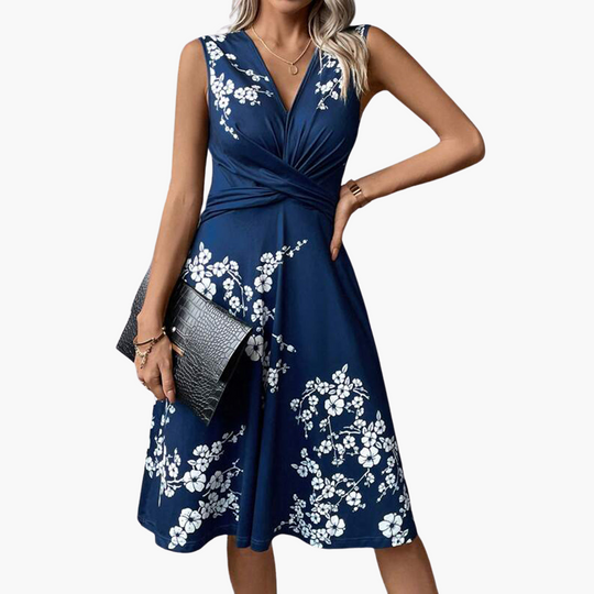 Airy Midi Dress - for Women with Knee-Length Summer Style