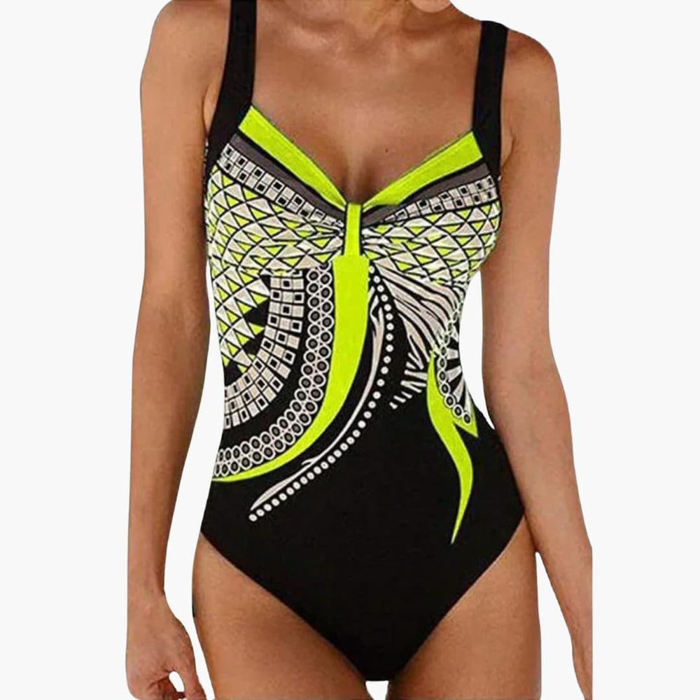 Elegant One-Piece Swimsuit - Women's Stylish Swimwear