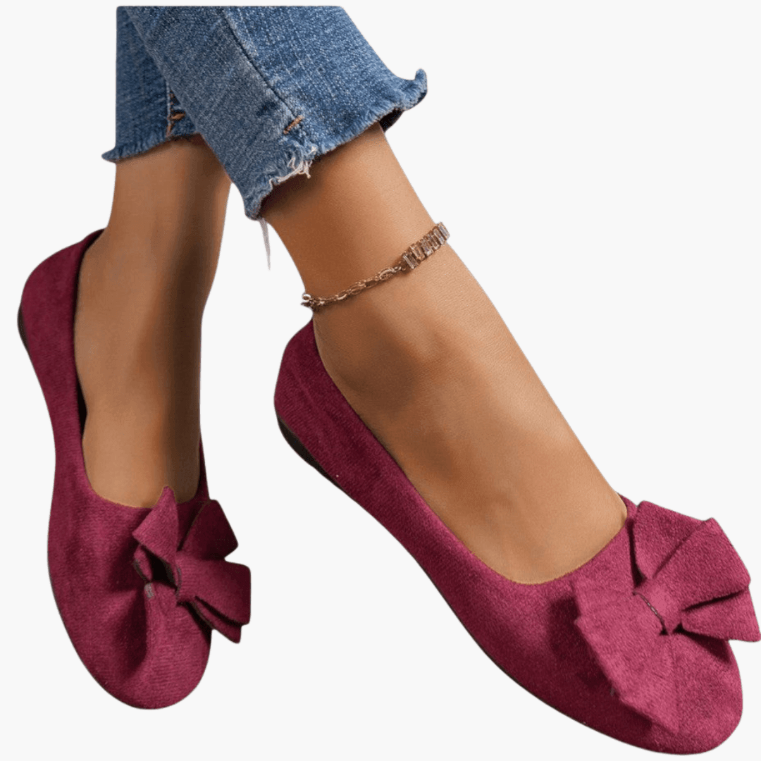 Bow Loafers – Women's Comfortable Patent Slip-On Shoes - Made by Jessica