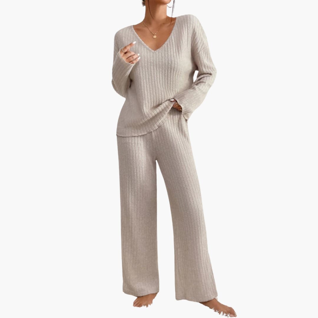 Knit Loungewear Set for Women – Ultra-Soft & Relaxed Fit