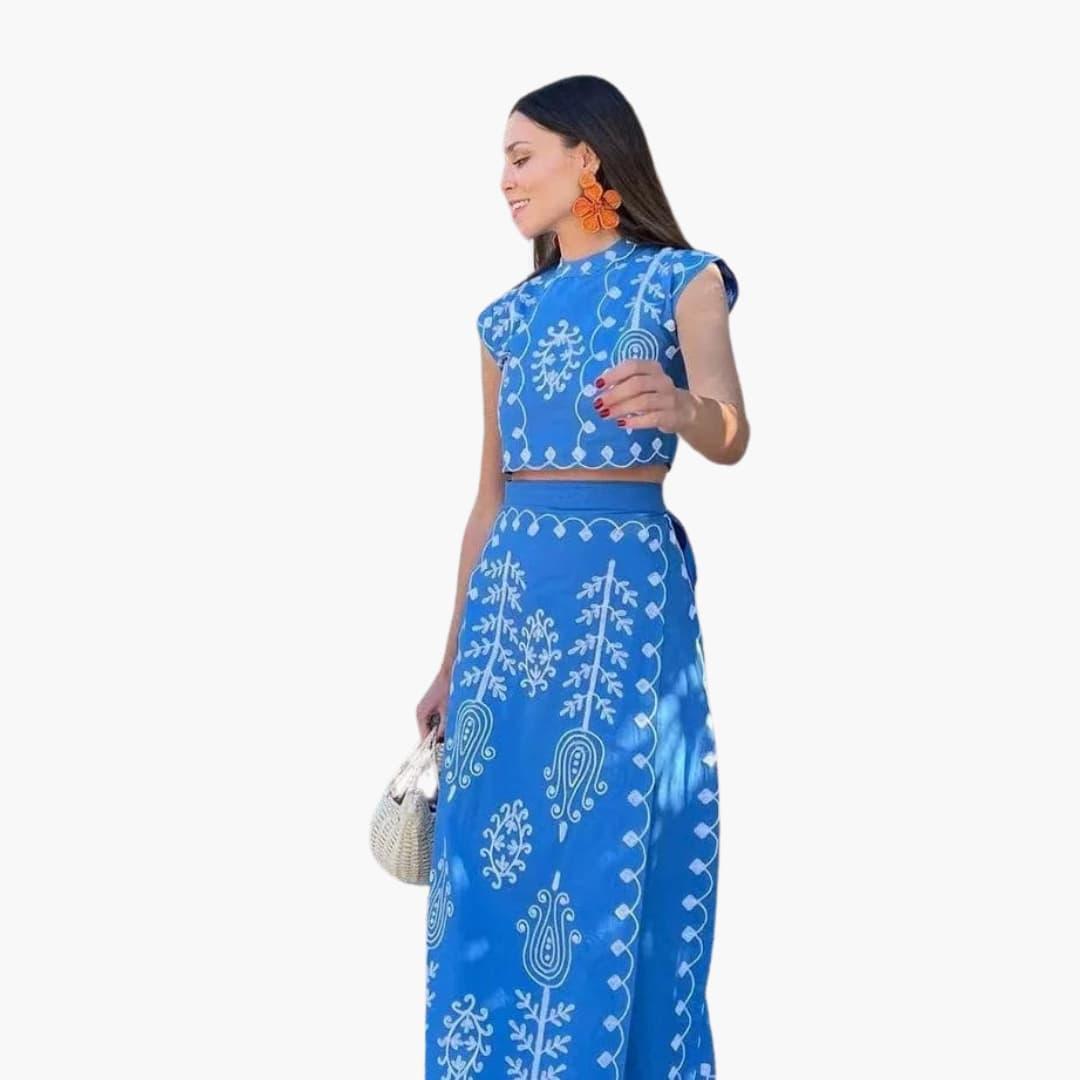 Boho Floral Midi Dress - Lightweight Summer Dress for Women - Made by Jessica