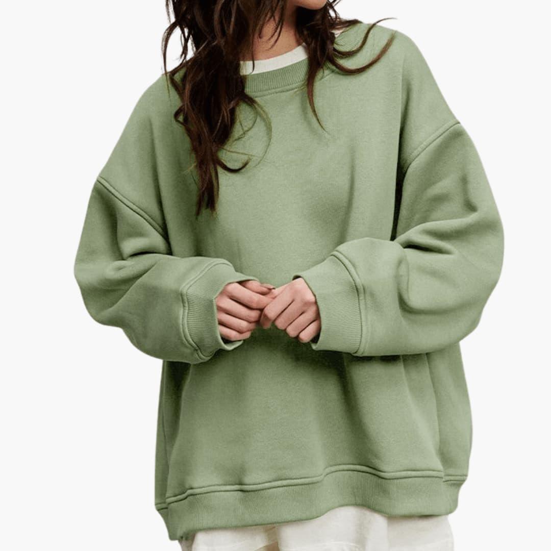 Loose Fit Sweatshirt for Women - Soft, Cozy & Minimalist