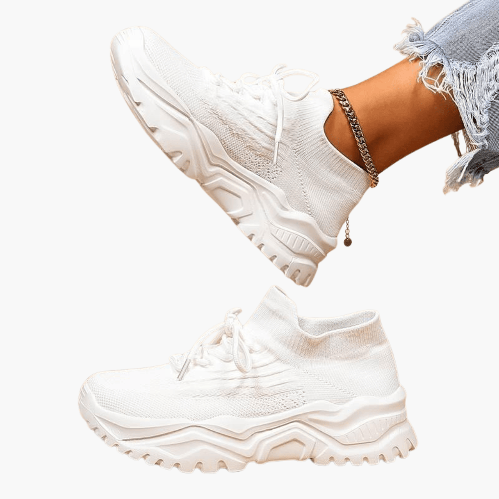 Lightweight Knit Sneakers for Women - Breathable Trainers