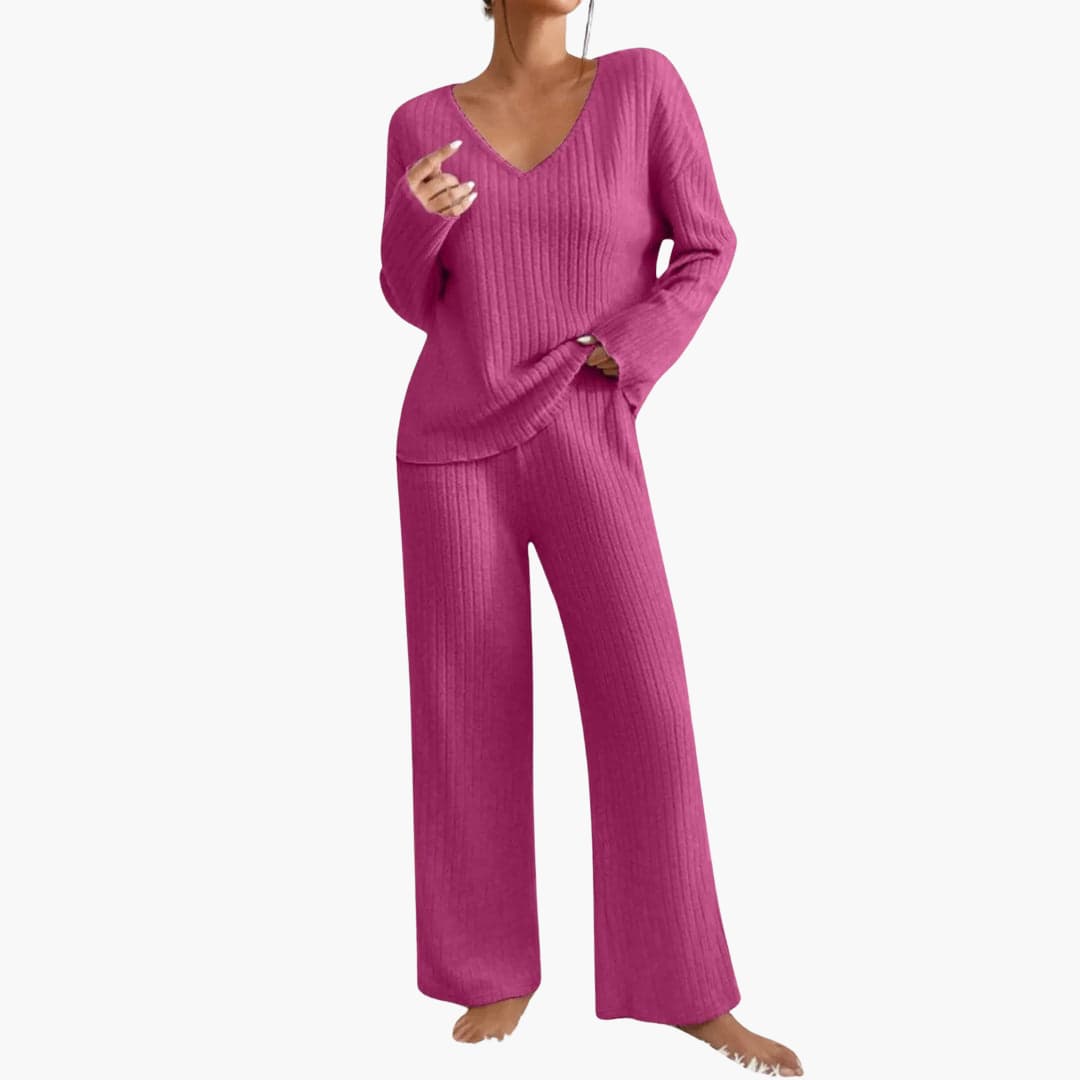 Knit Loungewear Set for Women – Ultra-Soft & Relaxed Fit