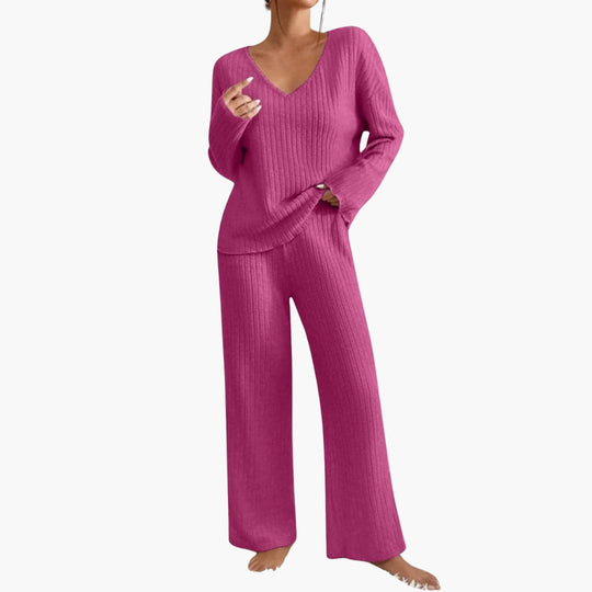Knit Loungewear Set for Women – Ultra-Soft & Relaxed Fit