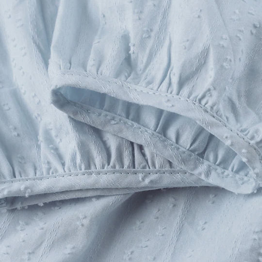 Women’s summer shirt dress with tie neck and side pockets