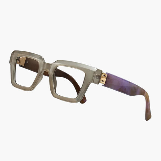 Women’s square sunglasses with gradient lenses and UV400 protection