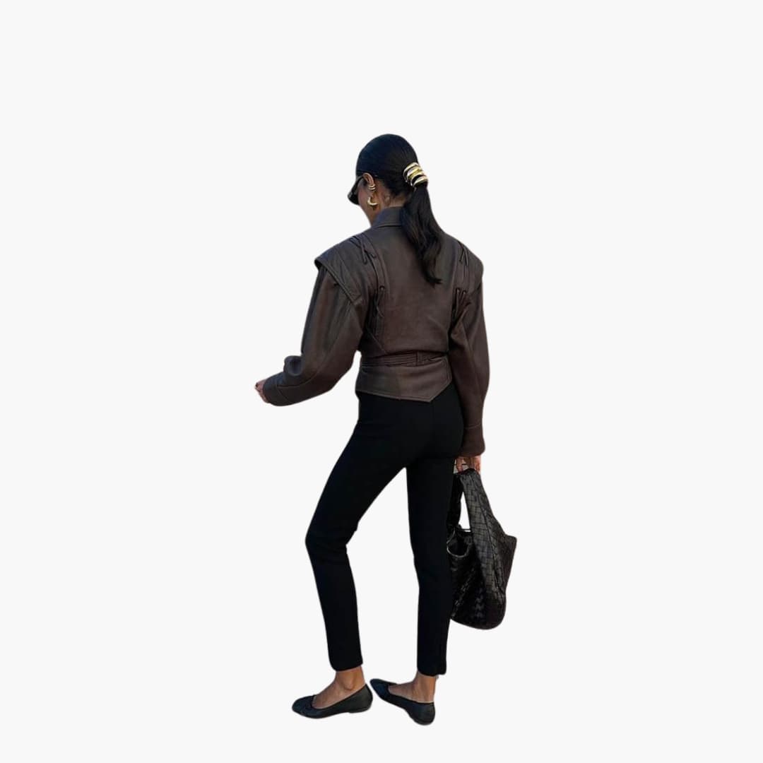 Faux Leather Coat for Women – Chic, Warm & Versatile Outerwear