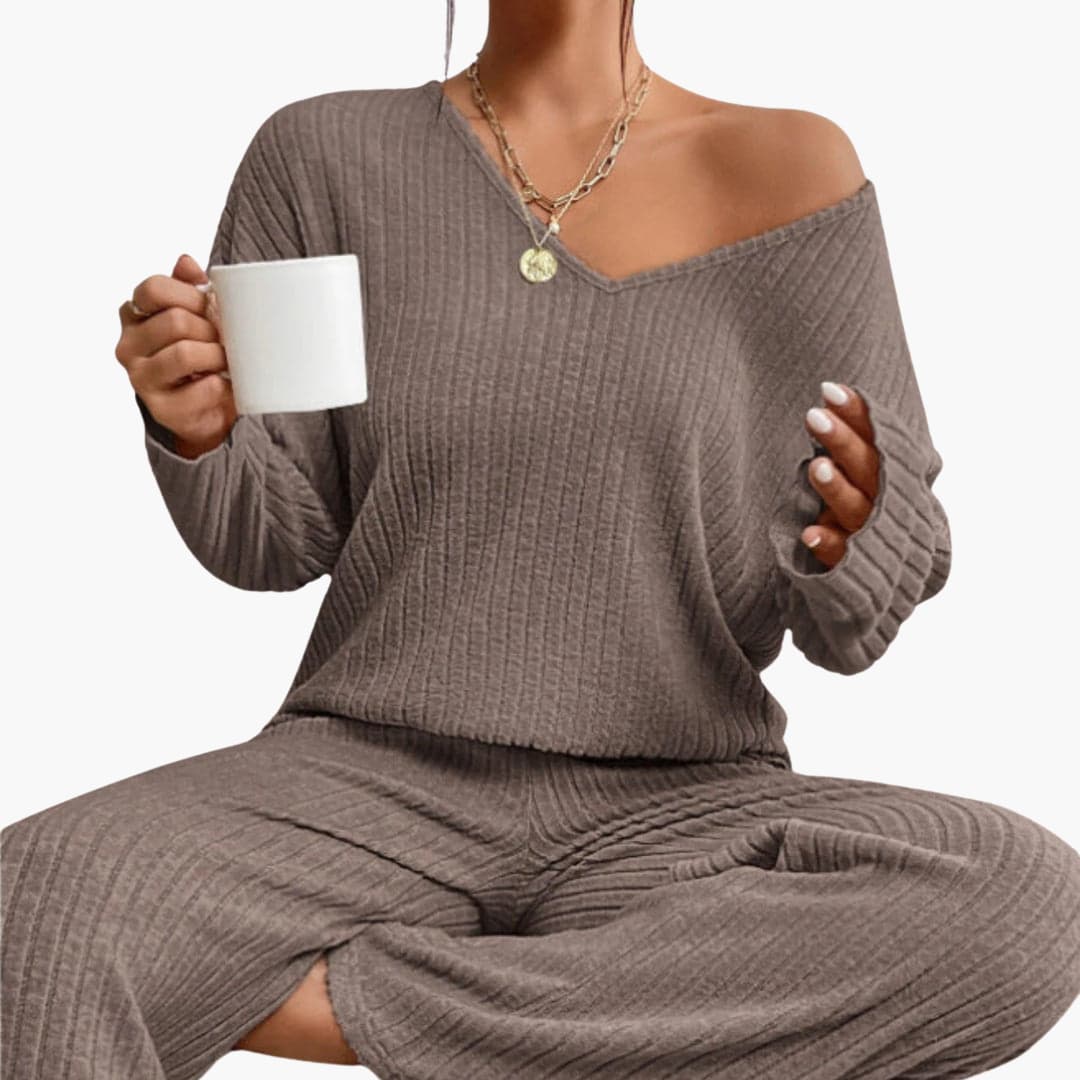 Knit Loungewear Set for Women – Ultra-Soft & Relaxed Fit