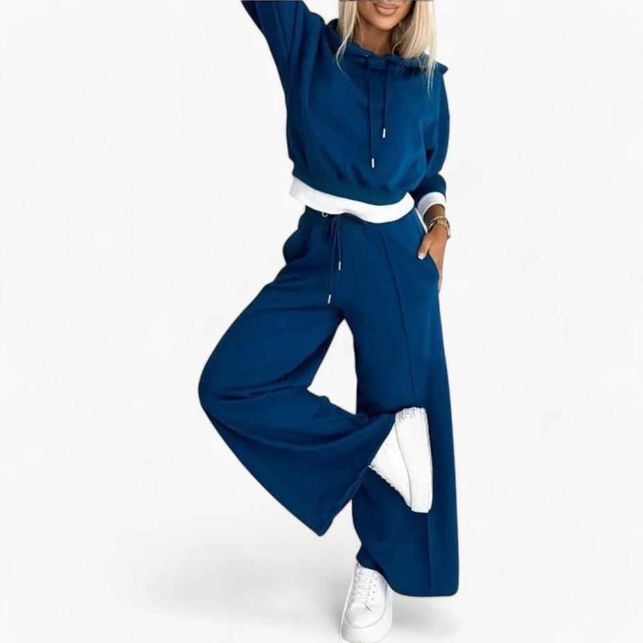 Stylish Hoodie & Jogger Set – Women's Casual Loungewear
