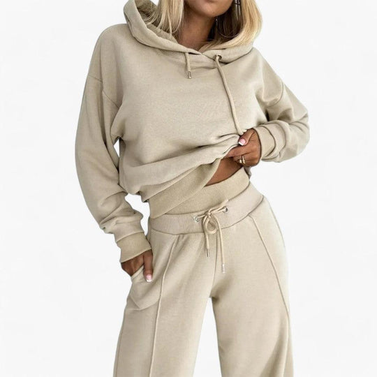 Stylish Hoodie & Jogger Set – Women's Casual Loungewear