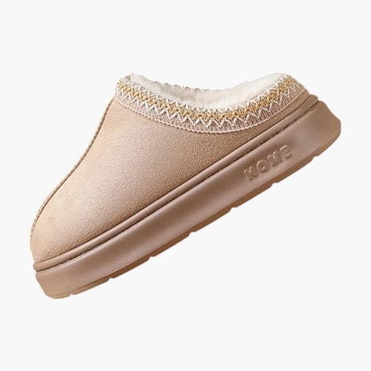 Sheepskin Slippers – Women's Cozy Indoor Winter Footwear
